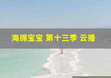 海绵宝宝 第十三季 云播